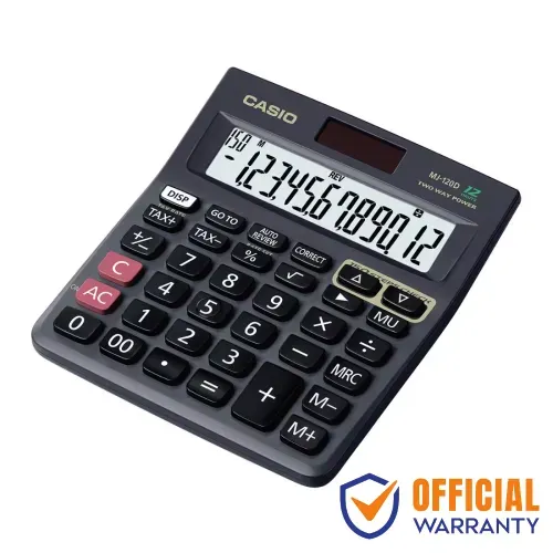Casio MJ-120D Check & Correct Basic Calculator