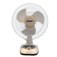Smart SEH-RT12 12 Inch Rechargeable AC/DC Table Fan with LED Light