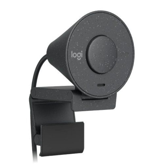 Logitech BRIO 300 Full HD 1080p 2MP Webcam, Graphite