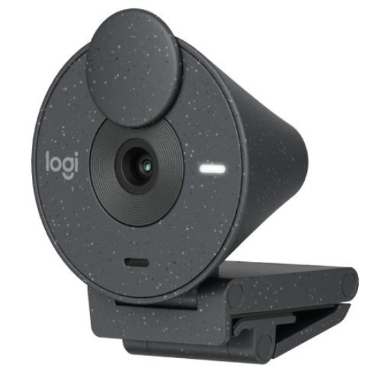 Logitech BRIO 300 Full HD 1080p 2MP Webcam, Graphite