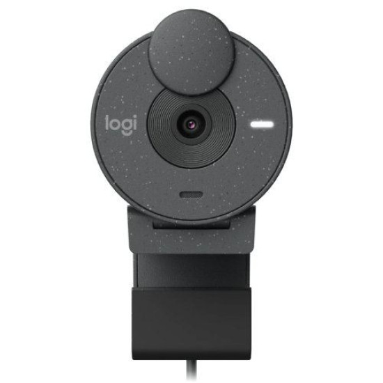 Logitech BRIO 300 Full HD 1080p 2MP Webcam, Graphite