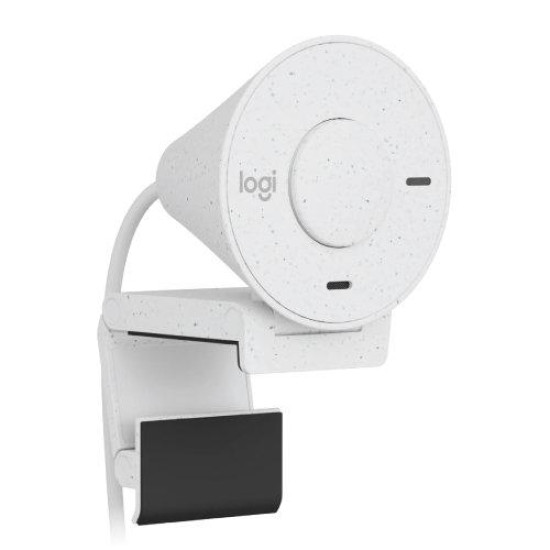 Logitech BRIO 300 Full HD 1080p 2MP Webcam, Off White