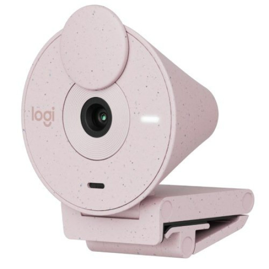 Logitech BRIO 300 Full HD 1080p 2MP Webcam, Rose