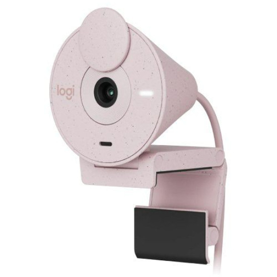 Logitech BRIO 300 Full HD 1080p 2MP Webcam, Rose