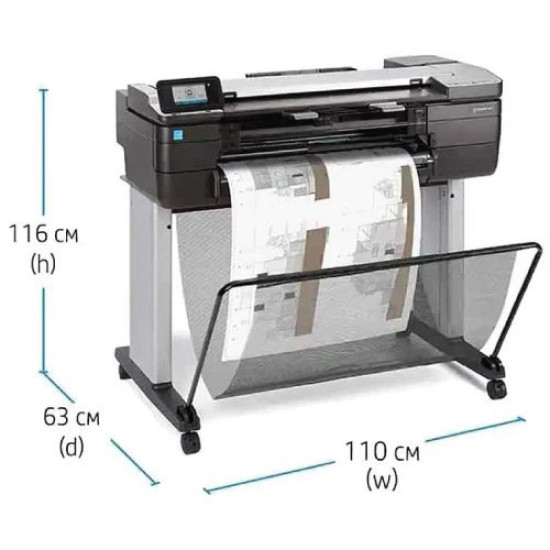 HP DESIGNJET T830 24-INCH MULTIFUNCTION PRINTER