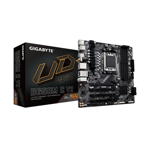 GIGABYTE B650M K AMD AM5 Micro-ATX Motherboard