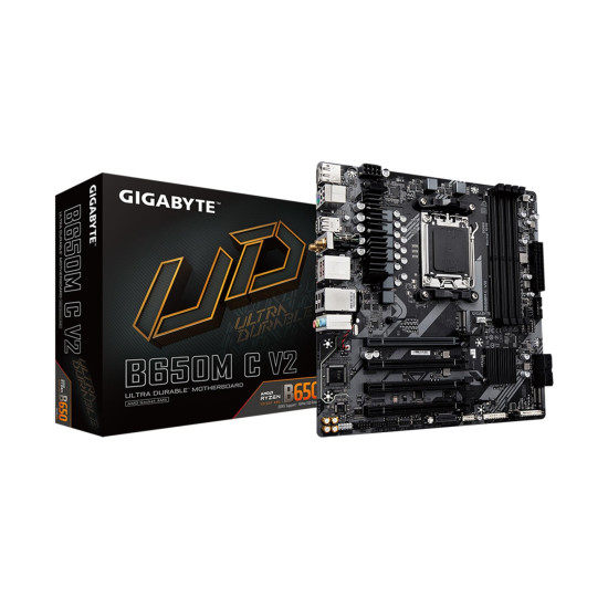 GIGABYTE B650M K AMD AM5 Micro-ATX Motherboard