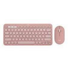 Logitech Pebble 2 Wireless Keyboard & Mouse Combo, Tonal Rose