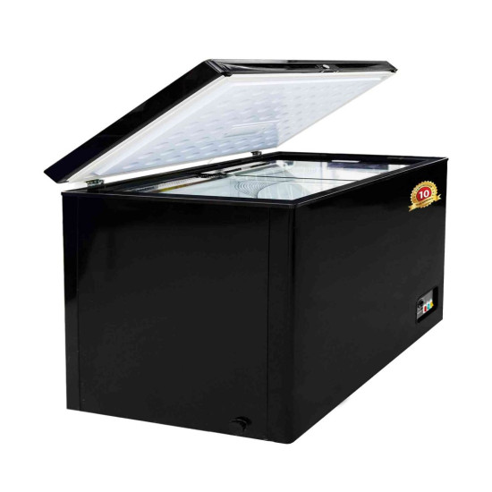 SMART SEF-250CS 250 Liter Black Chest Deep Freezer