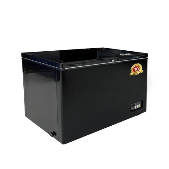 SMART SEF-250CS 250 Liter Black Chest Deep Freezer