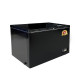 SMART SEF-250CS 250 Liter Black Chest Deep Freezer