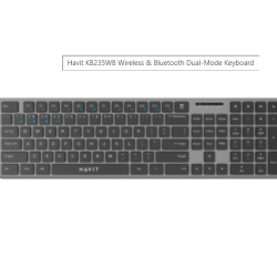 Havit KB235WB Wireless & Bluetooth Dual-Mode Keyboard