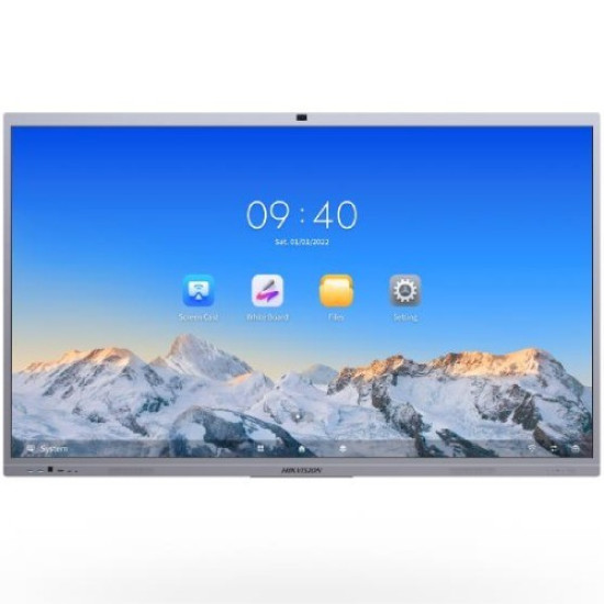 Hikvision DS-D5C75RB/B 75 Inch 4K UHD Interactive Flat Panel Display with AI camera