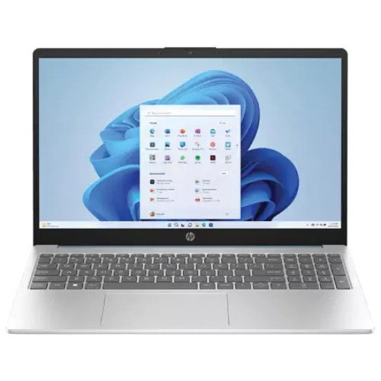 HP 15-fd1110TU Intel Core 3 100U 8GB RAM 512GB SSD 15.6 Inch FHD Silver Laptop