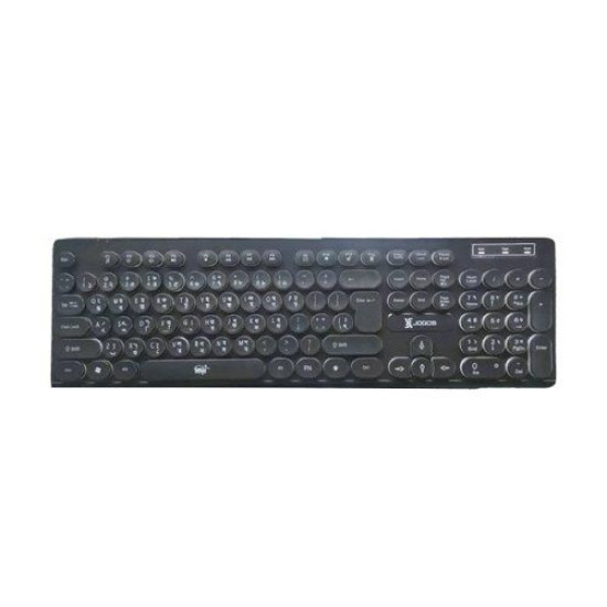 XJOGOS KB72R BACKLIT USB-BANGLA BLACK BLACK KEYBOARD