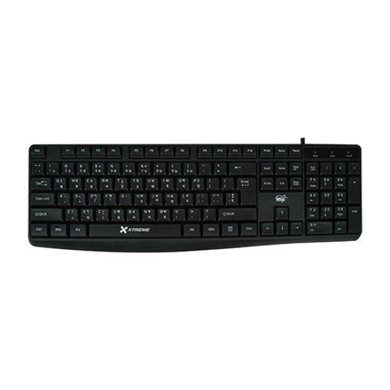 XTREME KB220S STANDARD USB-BANGLA BLACK KEYBOARD