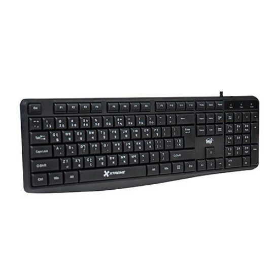 XTREME KB220S STANDARD USB-BANGLA BLACK KEYBOARD