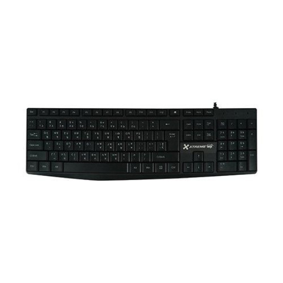 XTREME KB600S STANDARD USB-BANGLA BLACK KEYBOARD