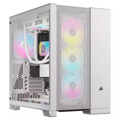 Corsair 6500D AIRFLOW Mid-Tower Dual Chamber PC Case - White