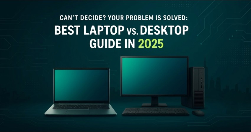 Can’t Decide? Your Problem Is Solved: Best Laptop vs. Desktop Guide in 2025